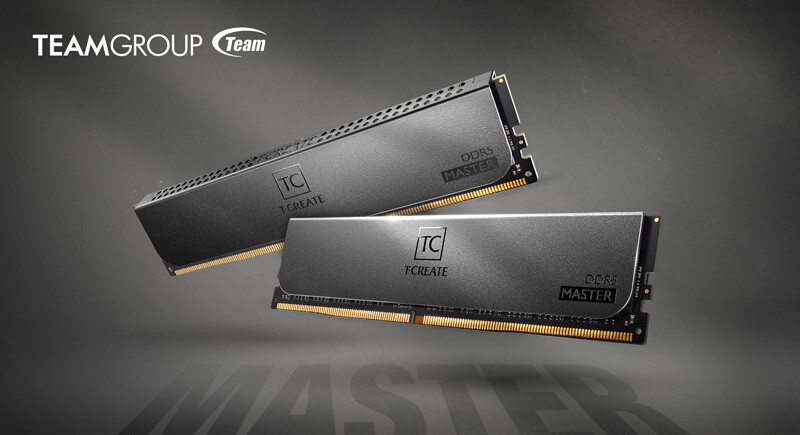 Team Group T-Create has introduced Master DDR5 OC RDIMMs for HEDTs and workstations.