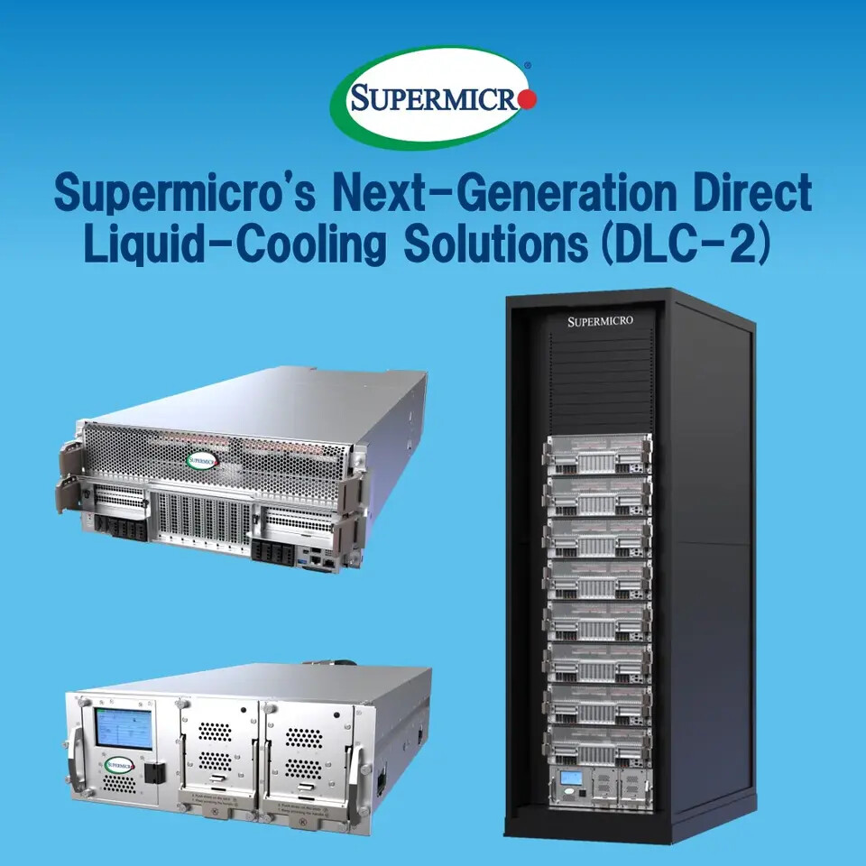 Supermicro introduces DLC-2, the latest in direct liquid-cooling solutions for data centers.